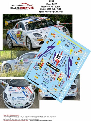Decals ref 2361 alpine - 2361,