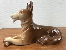 Faience st SAINT CLEMENT circa. 1950/1960 CHIEN GRAND modèle BEL ETAT / Dog 