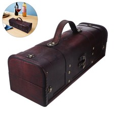  Coffret À Vin Rétro En Bois