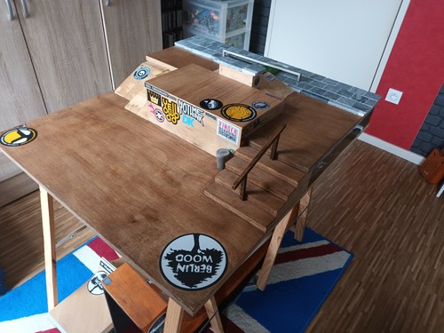 Skatepark bois 90x80cm - bois,,