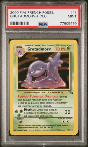 Carte pokémon grotadmorv - carte,