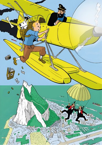 Affiche poster tintin - affiche,