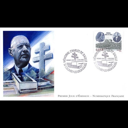 Fdc lnf mémorial charles de - fdc,