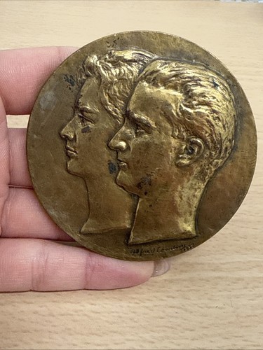 Médaille roi albert reine - médaille,