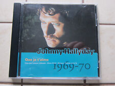 cd johnny hallyday que je