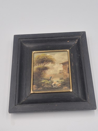 Tableau miniature peint la - a,
