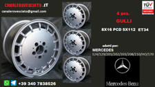 Jantes Gulli 8j 16 pouces 5x112 Mercedes 124 129 201 202 203 208 210 170 jantes