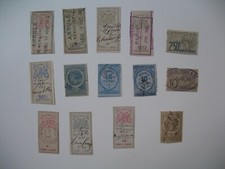 Lot de timbres taxes  Fiscaux