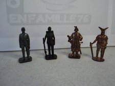 lot de 4 figurines Kinder métal vintage / nordistes / Japon ...