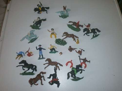 Lot soldats plastiques - lot,