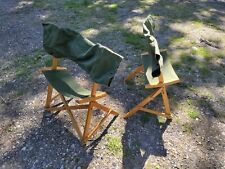 Lot de 2 Chaises pliante Praia de Pier Giacomo Castiglioni pour Gavina - 1960