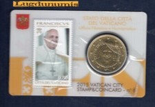Coincard Vatican 2015 Stamp &