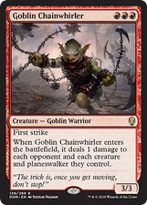 Magic MTG - Goblin Chainwhirler - Dominaria - EXC - EN