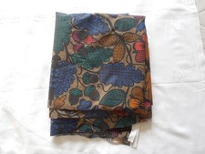 GRAND COUPON DE TISSUS ANNEES 80 signé MANUEL CANOVAS 1982