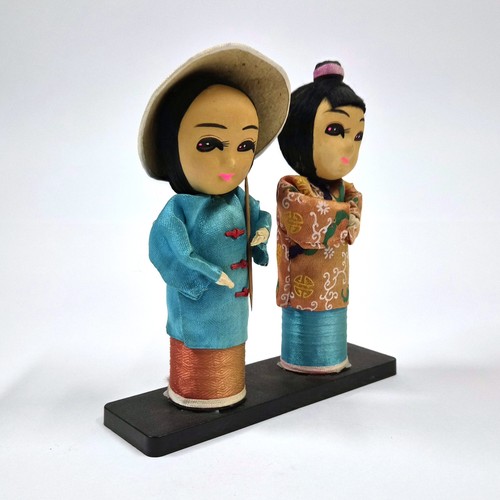 Vintage asiatique couple - vintage,