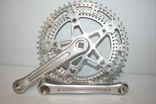 PEDALIER VELO STRONGLIGHT 105BIS 52/43 170mm OLD CRANKSET 14 X 125  1977 105 BIS