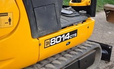 Jcb 8014CTS Mini Digger Complet Stickers Ensemble Avec Sécurité Avertissement