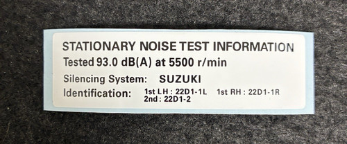 Autocollant information de - autocollant, d'information