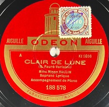 Ninon Vallin : Clair de lune /