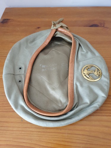 Militaria béret toile beige