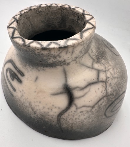 Vase déstructuré raku - vase, en