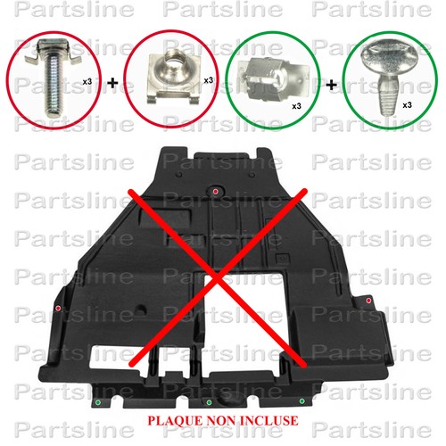 Kit clips fixation - kit,