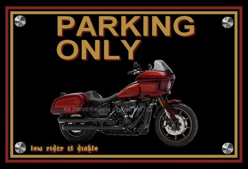Plaque parking only harley - parking,