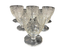 6 verres à vin Baccarat Lulli