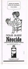 PUBLICITE  1964   NEOCIDE    insecticide