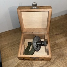 Ancien Micromètre Mécanique Palmer Roch France En Métal De 0 à 13 cm