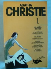 Agatha Christie Tome 1 Les années 1920-1925 - Les Intégrales du Masque 1996