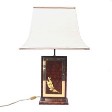 Lampe vintage de bureau laque