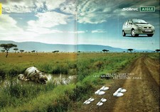 Publicité Advertising 088   2002   Renault   le Scénic Aigle ( 2 pages)