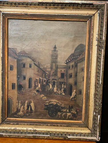 Tableau ancien huile sur - ancien,