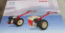 Catalogue, Brochure, Prospectus  Tracteurs PASQUALI - Motoculteurs 917, 922, 934