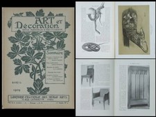 ART ET DECORATION - AVRIL 1909 - MATHURIN MEHEUT, MAX LIEBERMANN, MAURICE JALLOT
