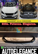 Spoiler Sous Pare-Chocs Avant Lame Seat Leon 5F 2017+ Cupra FR Noir