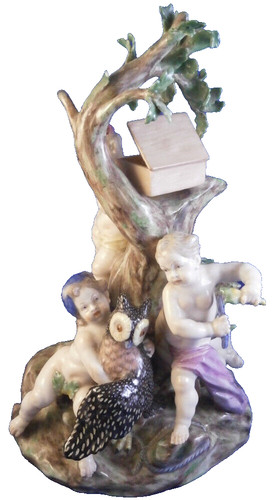 Figurine oiseau attrapeur - figurine,