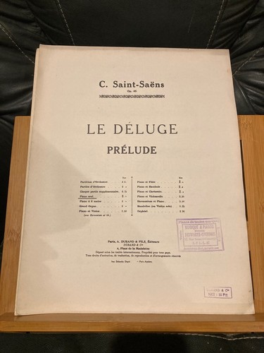 Saint saëns le déluge - saint-saëns,