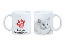 Tasse Angora Turc Avec Chat