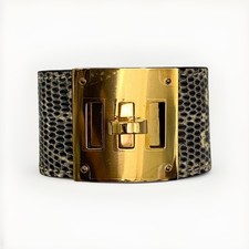 Hermes Lizard Kelly Collier De Chien ( CDC) Gold HW - Size T2