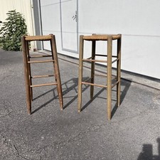 lot de 2 tabouret de bar assise 80 cm style Perriand