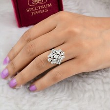 1.92 CT Si / Diamant H Bague