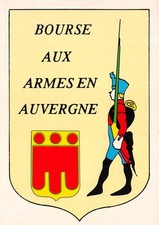 63-AUVERGNE BOURSE AUX ARMES EN AUVERGNE ARMOIRIE-N�T2546-A/0001