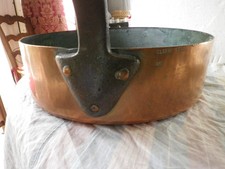 Exceptionnelle Sauteuse  En Cuivre 19  ème Signée CLERIN RENE 30 CM