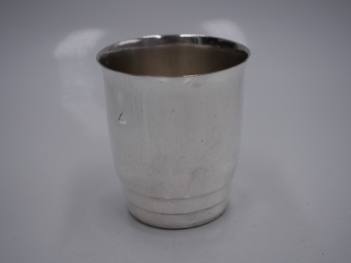 Rare timbale art - deco, argent