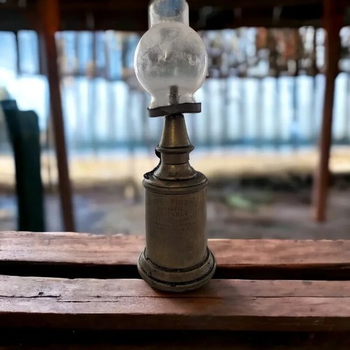 Lampe pétrole pigeon - lampe, à