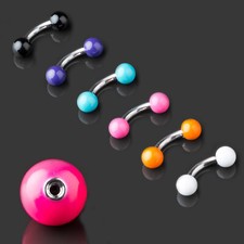 Sourcils Piercing Émail Boule