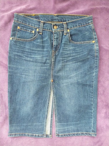 Vintage jupe jean lévis - vintage,