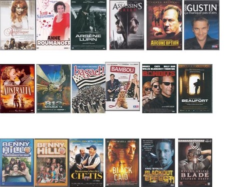 Lot dvd films commencant - lot,